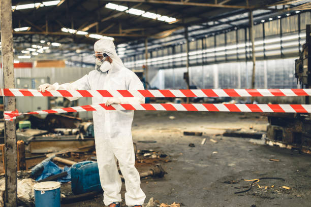 Professional Infectious Disease Decontamination technician working in Belleville, WI